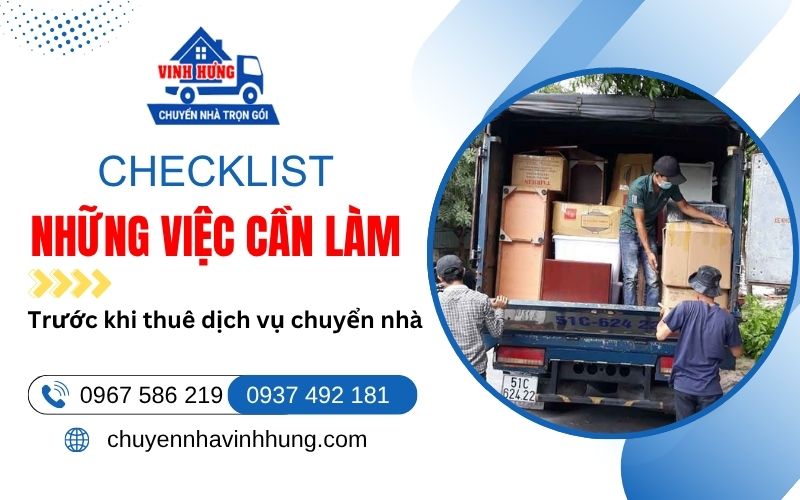Chuyển nhà trọn gói Vinh Hưng
