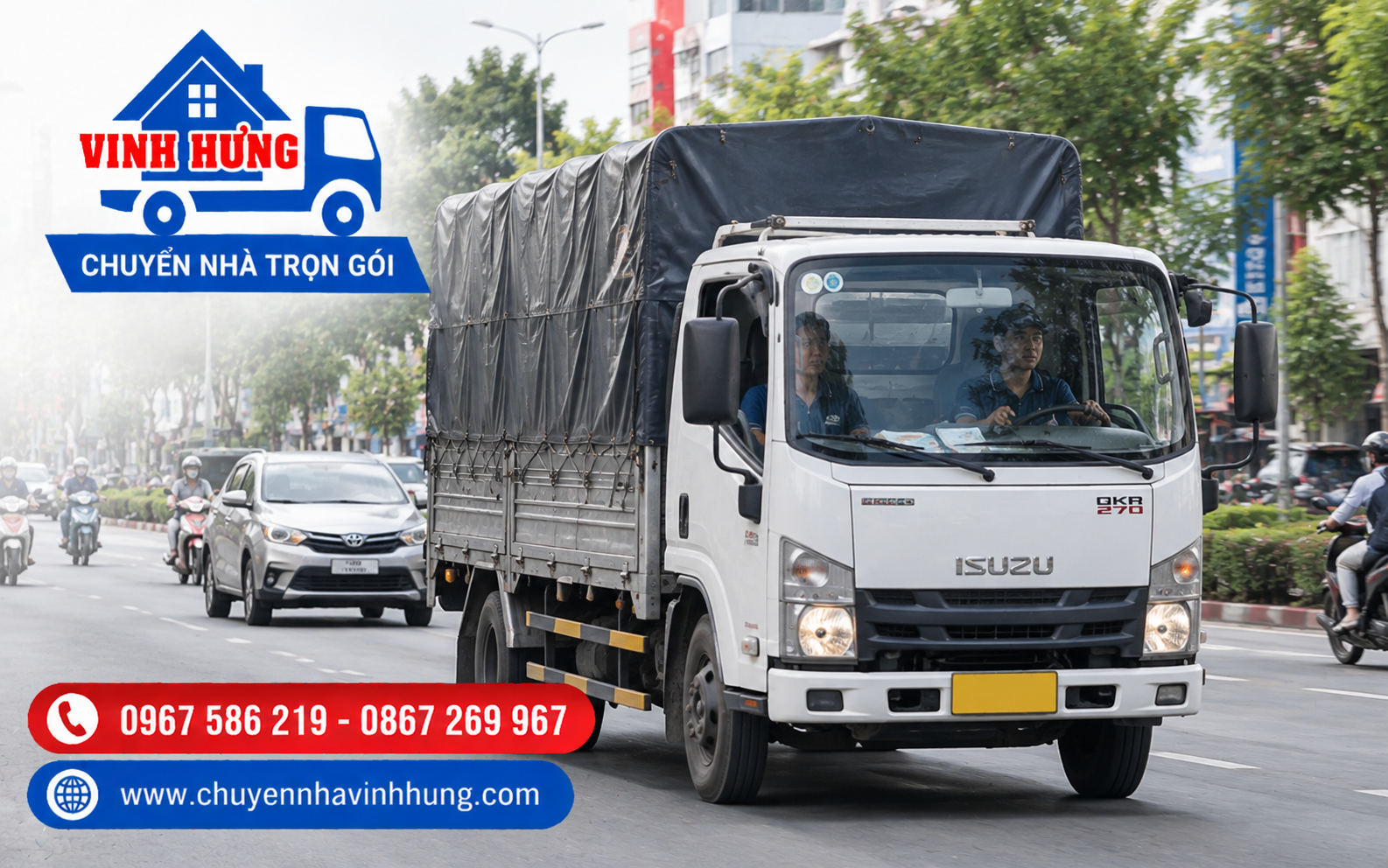 Đa dạng các loại phương tiện, đáp ứng đầy đủ nhu cầu về khối lượng của khách hàng