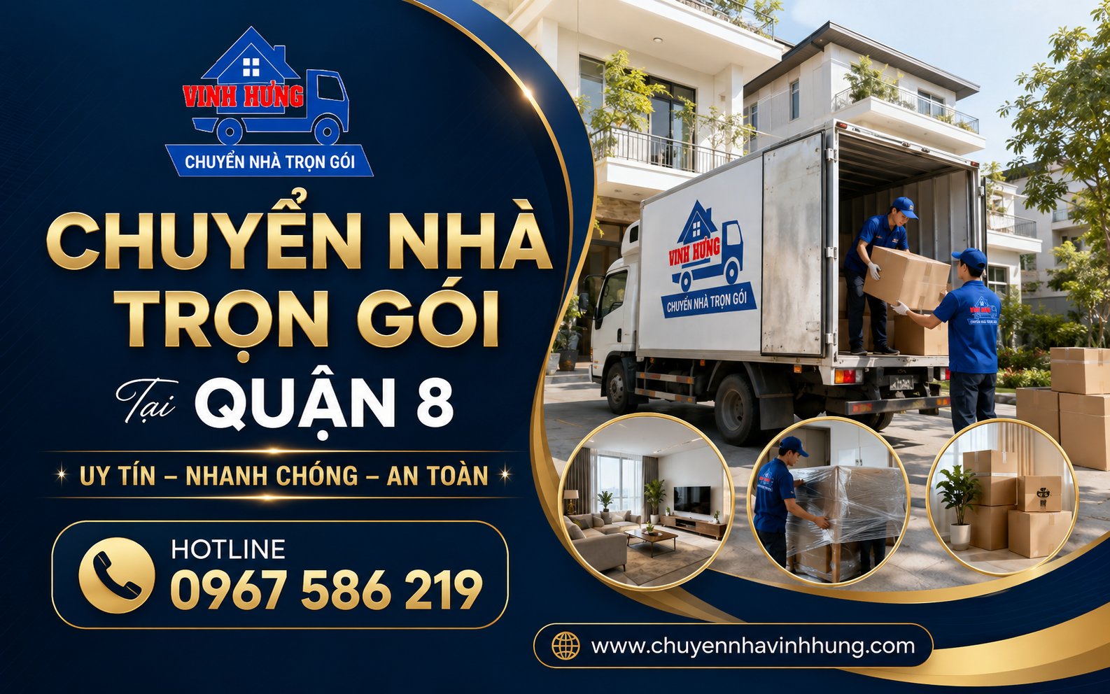 Chuyển nhà trọn gói quận 8