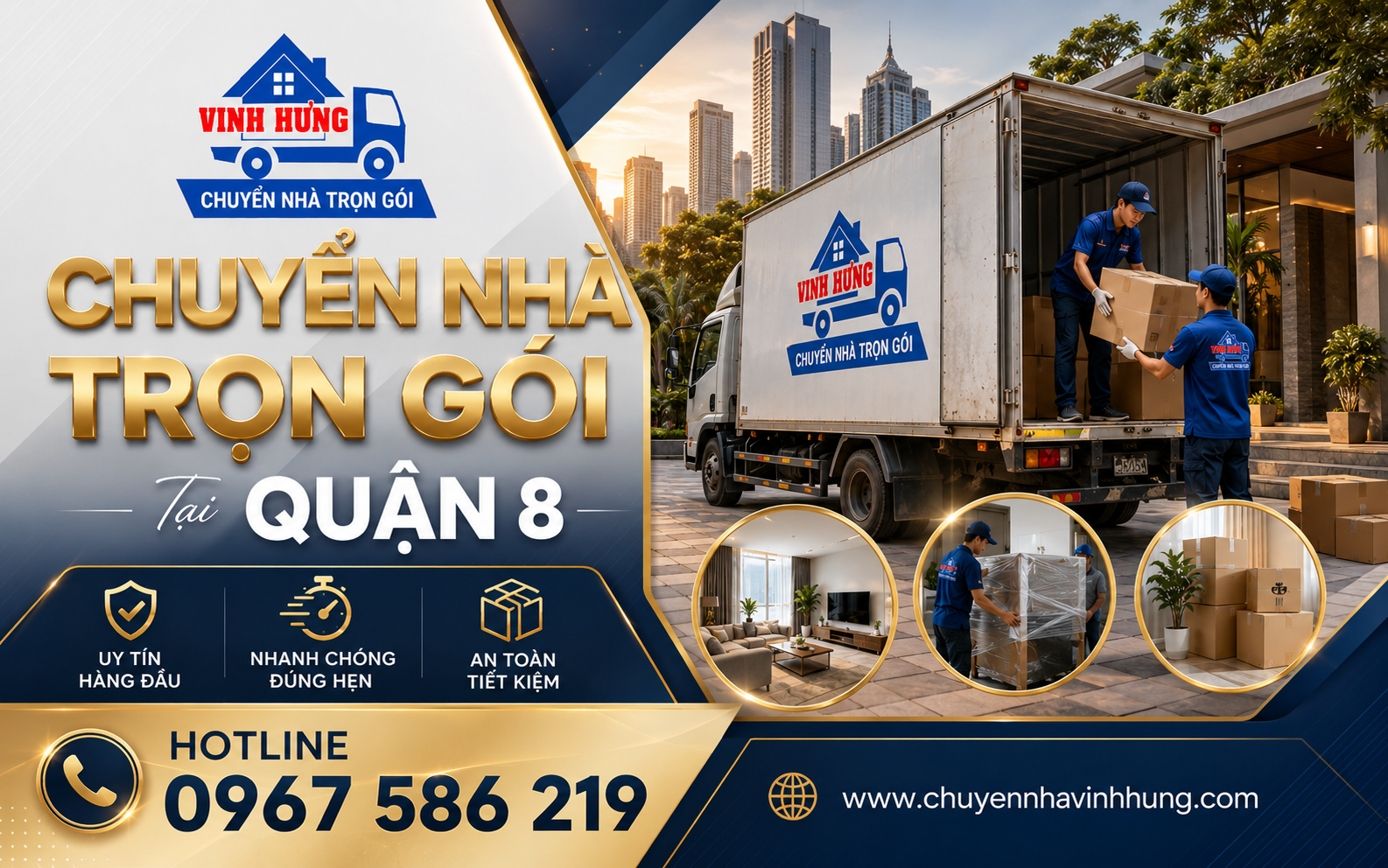 Chuyển nhà trọn gói quận 8